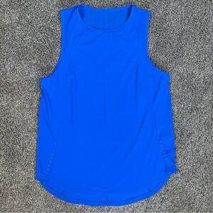 Lululemon Sculpt Tank Top Blue Women’s Size 6 Mesh Reflective Lightweight Run